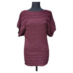 New York & Company Dark Plum Purple Women's Sweater, Size XS